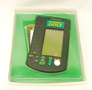 Monte Carlo Tournament Golf Electronic Hand Held Game Radica Tested Working - Picture 1 of 7