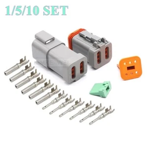 Deutsch DT Serie 6 Pin/Way Conector Macho y Hembra Kit DT04-6P-E003/DT06-6S-E003 - Imagen 1 de 4
