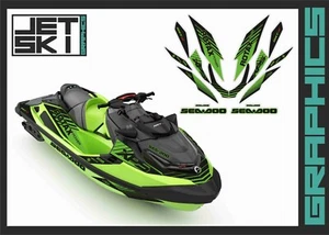 SEADOO RXT 300 for 2020 decals stickers set graphics kit vinyl california green  - Bild 1 von 2