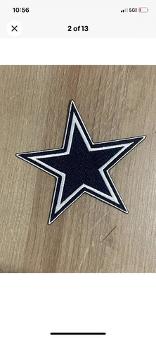 Vintage NFL Dallas Cowboys Football Patches-Set Of 2-Put On Backpack, Shirt, Hat Cover