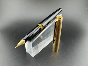 Montblanc No 124 Fountain Pen 18K Gold Extra Fine Nib Serviced Warranty - Picture 1 of 13