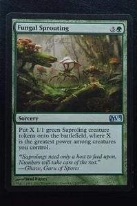 Magic The Gathering MTG FUNGAL SPROUTING Magic 2013 (M13) LP Lightly Played - Picture 1 of 2