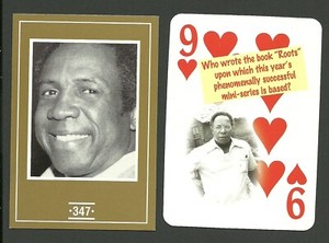 Alex Haley Fab Card Collection Author Roots The Saga of an American Family B