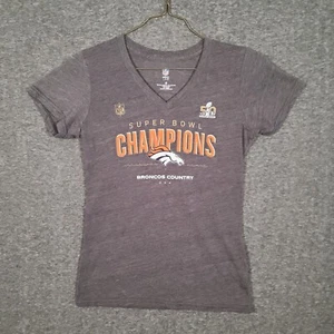 NFL Pro Line Denver Broncos Country Women’s M Super Bowl Champion Gray T-shirt - Picture 1 of 7