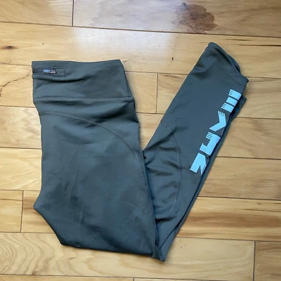 Nike Dri-Fit Running 7/8 Mid Rise Tight Fit Sz Med Green Leggings NWT - Image 1 of 4