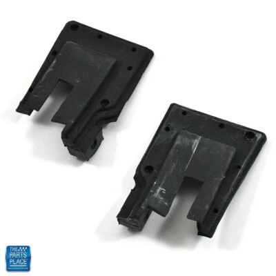 1966 - 70 别克 Riviera U 形 25 美分玻璃门 Jamb Weatherstrip 密封一对 — 第 1/2 张图片