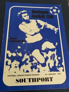 1976 Darlington V Southport Soccer/football Program - Picture 1 of 3