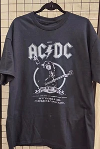 AC DC 2016 Cleveland Concert Cotton T -Shirt XL - Picture 1 of 3