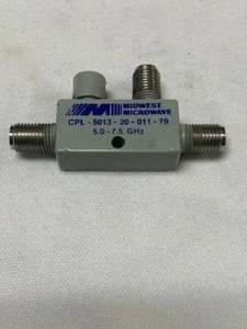  Midwest Microwave CPL-5013 20-011-79 5.0-7.5GHz 20dB FSCM 34078 - Picture 1 of 5
