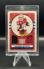 2019 Chronicles George Kittle Home Town Heroes Dual Player-Worn/Used Patch /99