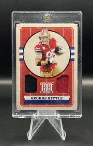 2019 Chronicles George Kittle Home Town Heroes Dual Player-Worn/Used Patch /99