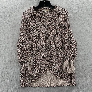 C&C California Shirt Womens Medium Button Up Blouse Top Long Sleeve - Picture 1 of 8