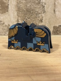 ⭐️Lego Castle Horse Dark Blue Barding 2490pb07 7009⭐️Genuine⭐️