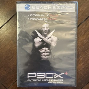 P90X Interval X Plus and Abs/Core Plus DVD Extreme Home Fitness Beachbody - Picture 1 of 2
