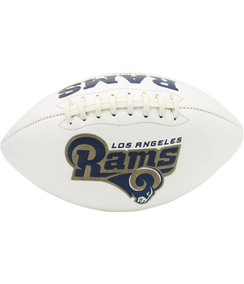 NFL Unisex LA Rams Fútbol Souvenir, Blanco, Talla Oficial Foto 1 de 3