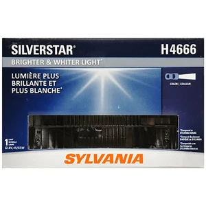 SYLVANIA H4666 SilverStar Sealed Beam – Brighter Halogen Headlight Replace - Picture 1 of 9