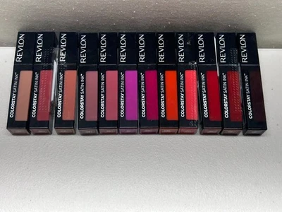12 X REVLON COLORSTAY SATIN INK LIQUID LIPSTICK 0.17OZ MIXED SHADES - Image 1 of 4