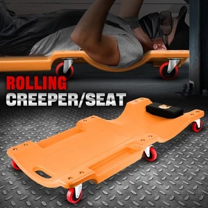 36"in Low Profile Mechanic Rolling Creeper Automative Garage Shop Repair Orange - Picture 1 of 6