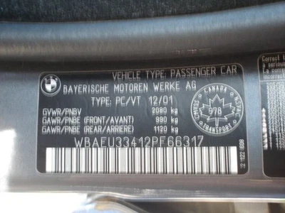 Módulo de control electrónico ECM del motor sedán Xi compatible con 01-05 BMW 325i 274448 Foto 1 de 4