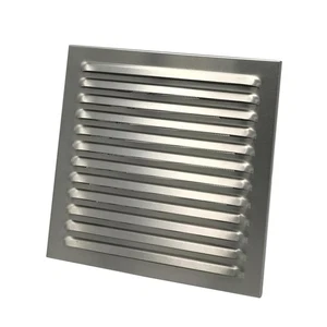 Außenluftgitter 21x21cm 150mm Aluminium Alu Luftgitter Zuluftgitter Gitter - Bild 1 von 3