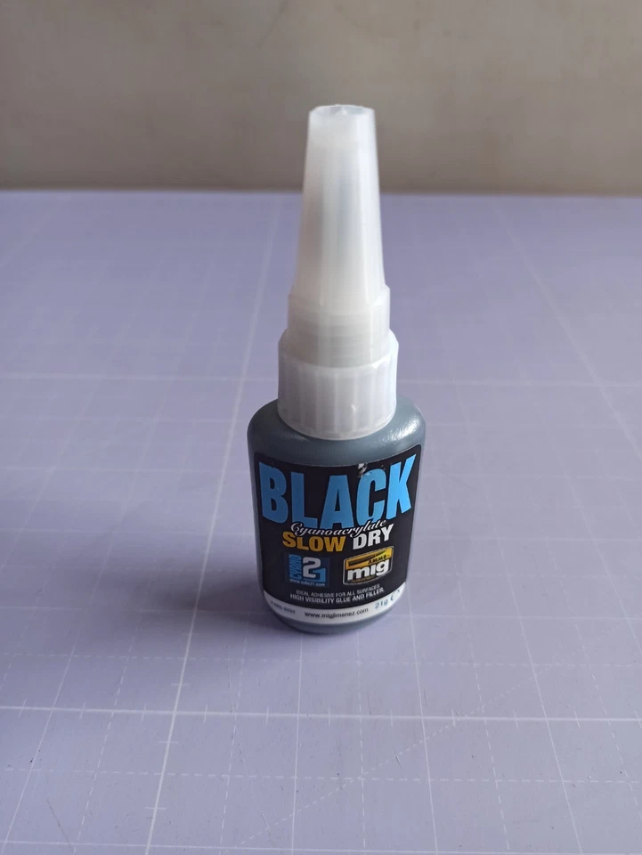 Mig Jimenez Torro Black Slow Dry Cyanacrylat Kleber 21g Sekundenkleber UR