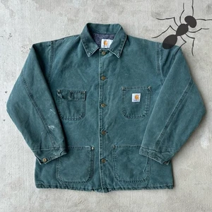 Vintage Y2K Carhartt Green Chore Work Wear Jacke - Bild 1 von 7