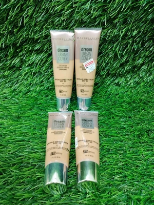 Lot of 4 Maybelline Dream Urban Cover Full Coverage Foundation 215 Almond, 1 oz - Image 1 of 2