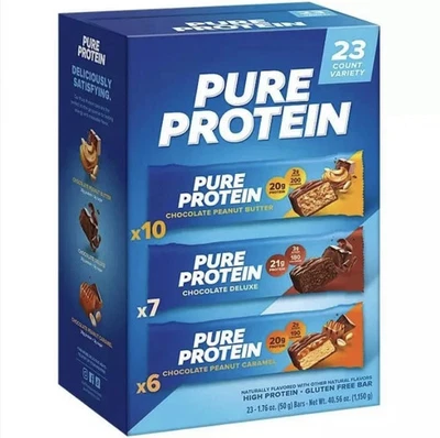 Pure Protein Bars Variety Pack (23 ct.)  Best Price and Free shipping - Image 1 of 4