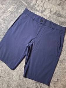 GREYSON Performance Chino Shorts Herren 31 Navy Blau Mikrofaser Golf Athleisure - Bild 1 von 9