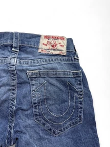Jeans True Religion Slim Jeans Blau Herren Y2K hiphop Streetwear W32 *H32 - Bild 1 von 8
