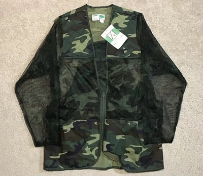 Game Winner Sportswear Camo Men’s Long Sleeve Mesh Vest jacket Medium - Image 1 of 4