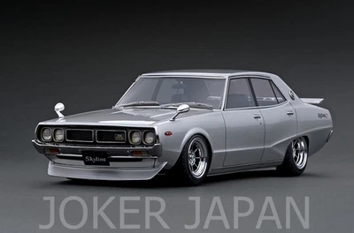 Accensione Modello IG1978 1/18 Nissan Skyline 2000 GT-X (GC110) SilverJDM - Immagine 1 di 2