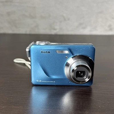 Cámara digital Kodak EasyShare C160 9,2 MP azul zoom 3x apuntar y disparar — PROBADA✅ Foto 1 de 4