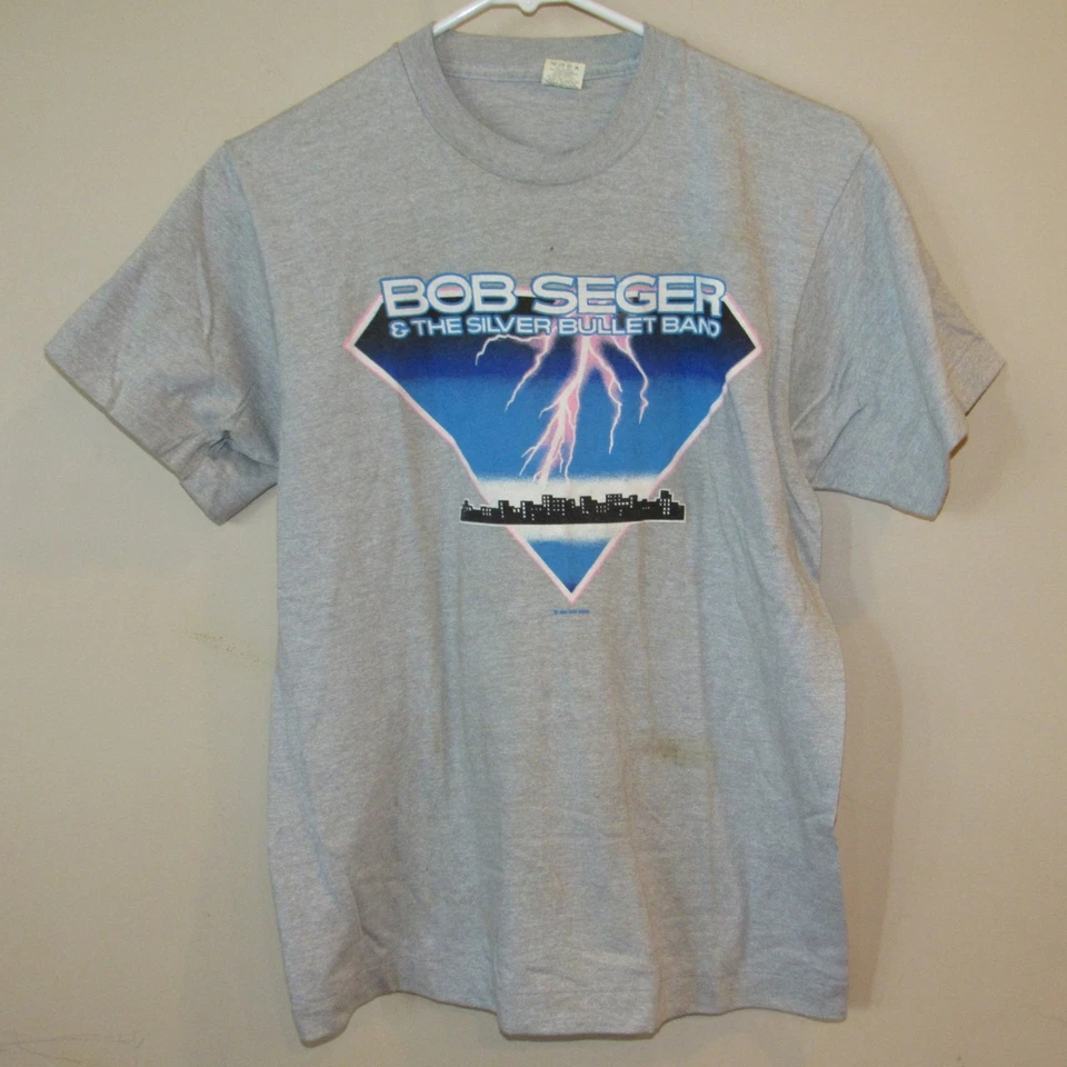 Camiseta De Colección 1986 Bob Seger Band Tour Rock N Roll Never Forgets Screen Stars Talla M Foto 1 de 4
