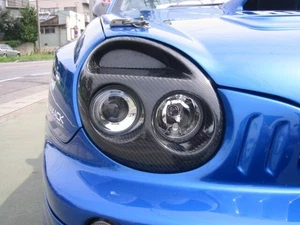 Launsport WRC Carbon Fiber Headlights For: Subaru Impreza GDA GDB WRX STI  01-03 - Picture 1 of 4