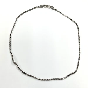 Suarti Sterlingsilber Bali geflochten Haken Öse Kette Glieder Halskette 18" - Bild 1 von 3