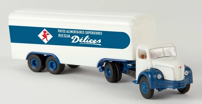 Brekina 85423-1/87 Berliet Glr 8 Caja-Semiremolque - Délices - Nuevo - Imagen 1 de 1