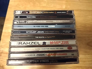 Lot of 10 CDs Oldschool Rap / Hip Hop/Urban   Kwele/Roots/BEPeas/Wyclef/Kweli - Picture 1 of 12