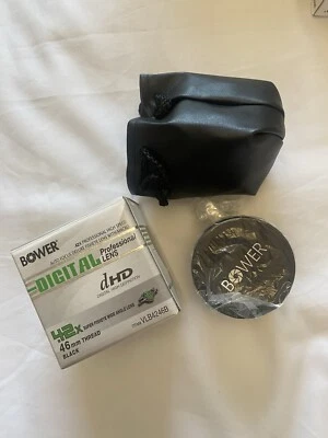 BOWER DIGITAL HIGH DEFINITION SUPER FISHEYE LENS .42X 46MM THREAD BLACK - Image 1 of 4