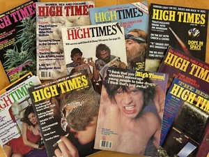 Lot Of Early 1980’s High Times Magazines 80s Drug Culture - Picture 1 of 11
