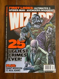 WIZARD Magazine #194 (dicembre 2007) 25 BRUTTI CRIMINI DI SEMPRE COPERTINA – NON LETTO - Foto 1 di 2