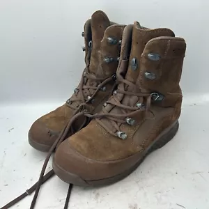 British Army Brown Suede Haix Desert Combat Boots - Size: 6M #258 - Bild 1 von 12