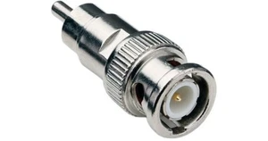 BNC Male to RCA Male Adapter for CCTV Security Camera System - Picture 1 of 1