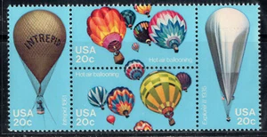2032-2035 * Globos * Bloque de 4 estampillas postales de Estados Unidos MNH - Imagen 1 de 1
