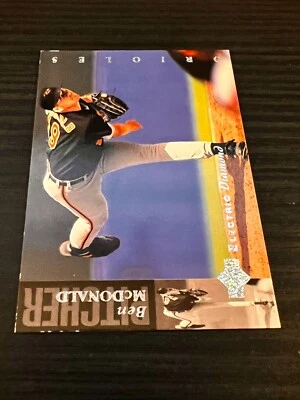 1994 Upper Deck Electric Diamond Baseball Card #456 Ben McDonald (O6) - Image 1 of 2