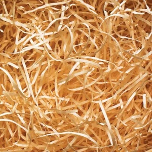500g CREMA Carta Kraft Triturata EcoFriendly Riempitivo Vuoto Confezione Regalo Natale - Foto 1 di 5