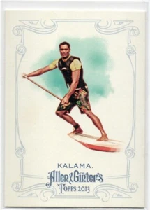 2013 Topps Allen & Ginters #296 Ekolu Kalama CHAMPION PADDLE BOARDER 48 - Picture 1 of 1