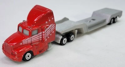 Semi Truck And Flatbed Trailer - 9 Inch Diecast - Image 1 of 3