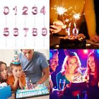 Birthday Candles Extended Big Number Candle Multicolor 3D Design Cake Topper