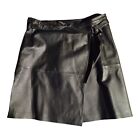 Vintage Cami International Genuine Leather Wrap Skirt 18